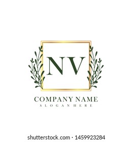 initial NW letter with shield style logo template vector
