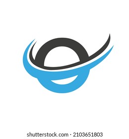Initial-O-Letter-Alphabet-Logo-Design im Vektorformat. O Logo für Unternehmens- und Unternehmensidentität, moderne, flache und minimalistische Vorlage