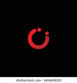 Initial O letter logo design and people meeting in black background