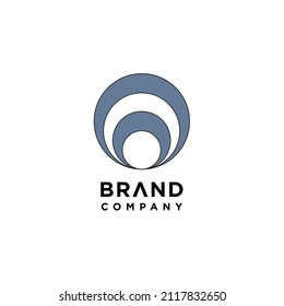 Initial O Letter Logo Design Vector OO Hot Air Balloon Template.  Monogram and Creative Alphabet OF Letters icon Illustration