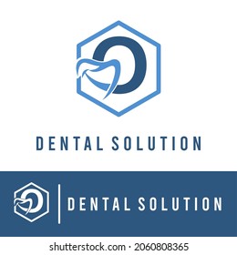 Initial O Letter with Smile for Dental Clinic Business logo Concept. Teeth Care. Dentist Orthodontist Health Care Medical Modern Logo Template