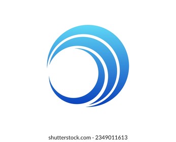 Initial O logo. letter O gradient color logo design inspiration