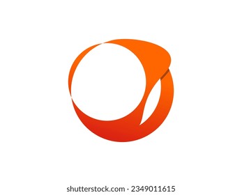 Initial O logo. letter O gradient color logo design inspiration