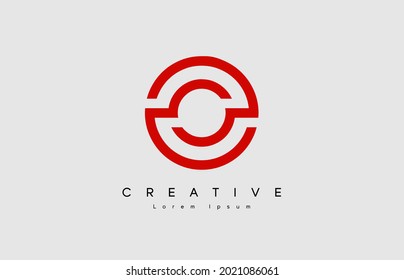 Initial O modern monogram and elegant logo design. Professional Letters Vector Icon Logo. line style.