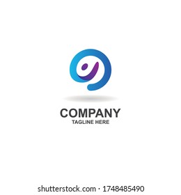 Initial oder mit Menschen Logo Design, Vektorgrafik, Symbol, Element, Vorlage