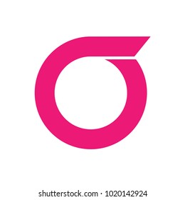 Initial O Simple Wing Symbol Abstract Corporate Symbol Vector Illustration Graphic Design