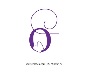 Initial O Zähne Logo, Modernes, einzigartiges, einfaches und techie Buchstabenlogo für Zahnarzt, Kieferorthopädie und Zahnpasta Marke. Erbringt elegante, coole, stilvolle und professionelle Dienstleistungen.