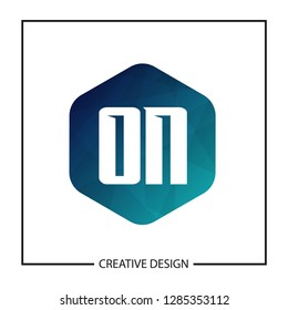 Initial ON Letter Logo Template Design