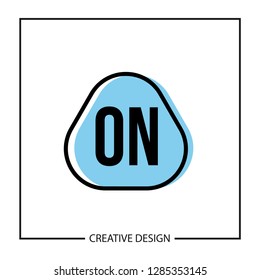 Initial ON Letter Logo Template Design