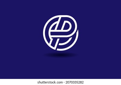 Initial OP or PO monogram Logo,  usable for brand and company logo, vector illustration