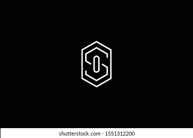 Initial SO OS Letter Logo Design Vector Template. Monogram and Creative Alphabet S O Letters icon Illustration.