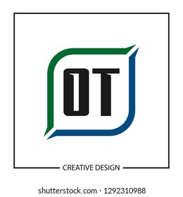 Initial OT Letter Logo Template Design