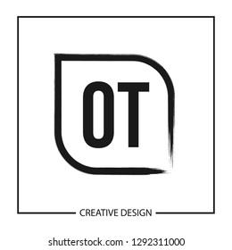 Initial OT Letter Logo Template Design