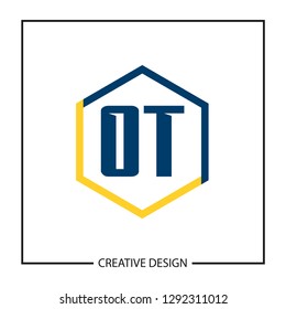 Initial OT Letter Logo Template Design