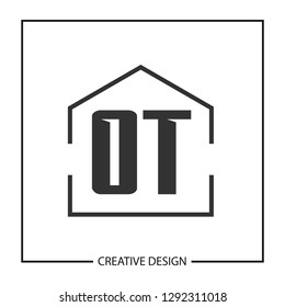 Initial OT Letter Logo Template Design