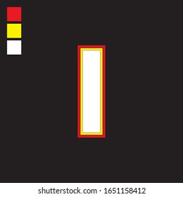 I Logotipo de logotipo de esquema inicial, icono, símbolo diseño de signo gráfico vector fuente moderna