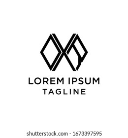 initial OXR Logo Design Template vector
