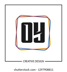 Initial OY Letter Logo Template Design