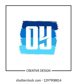 Initial OY Letter Logo Template Design