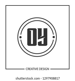 Initial OY Letter Logo Template Design