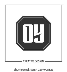 Initial OY Letter Logo Template Design