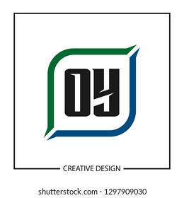 Initial OY Letter Logo Template Design