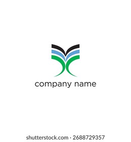 design inicial do logotipo de negócios do p abstract s	