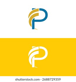 Diseño inicial del logotipo del negocio de P Abstract S	