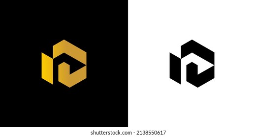 plantilla de vectores de iconos monograma de diseño de logotipo P carta inicial