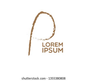 initial P letter logo, sign or icon 