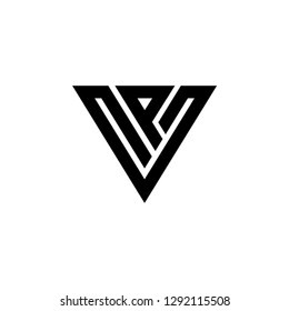 initial P letter P technology IT combination P