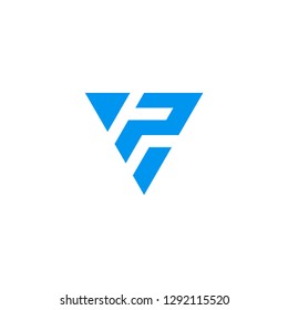 initial P letter P technology IT combination P
