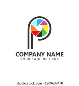 Initial P logo design inspiration