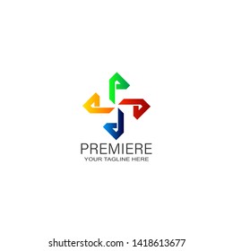 Initial P Logo Design Inspiration