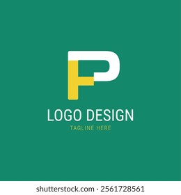 Initial P logo design template vector. Simple vector logo brand for apparel, fashion, business and company