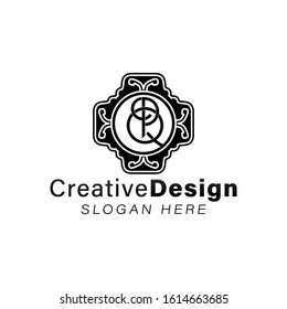 initial p q  boutique logo Ideas. Inspiration logo design. Template Vector Illustration. Isolated On White Background