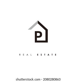 Initial P real estate logo