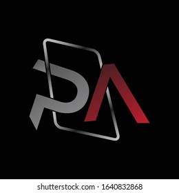 Initial PA Logo Design Vector Template