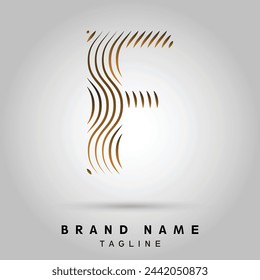 Initial Pattern letter Z with tiger stripes on white background. Isolated illustration
