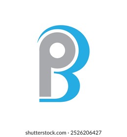 initial pb letter logo vector, bp letter logo for monogram and business,  pb icon, bp vector 