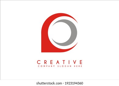 Initial PC letter Logo design vector illustration. Letter PC icon design. Suitable for business and technology logos isolated on white background