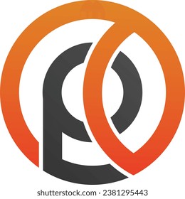 Initial PE logo Template Design Vector illustration Royalty EPS Vectors art icon and Graphics. PE Company Group best logo.