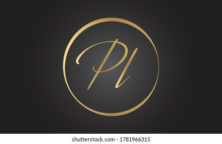 Initial PL Letter Logo With Creative Modern Business Typography Vector Template. Creative Letter PL Logo Vector.