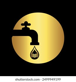 Initial plumbing Logo combine with letter O vector template