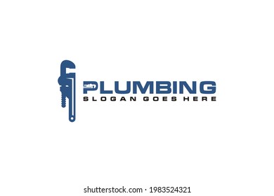 I Initial for Plumbing Service Logo Template, Water Service Logo icon.