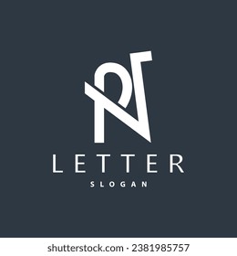 Initial PN Letter Logo, Modern and Luxury Vector Minimalist NP Logo Template