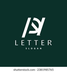 Logo für den ersten PN-Buchstaben, Vorlage für moderne und luxuriöse Vektorgrafik-Minimalisten für NP-Logos
