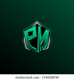 Initial PN logo design, Initial PN logo design with Circle style, Logo for game, esport, community or business.