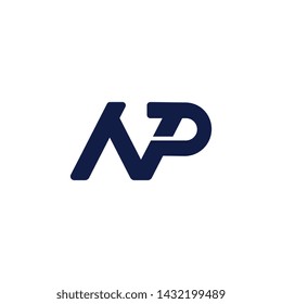 Initial PN, NP, logo business template vector icon