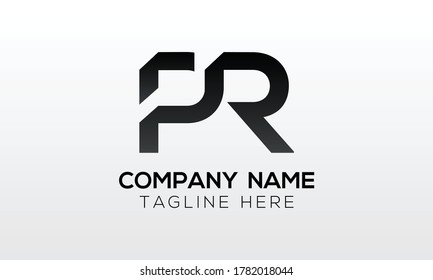 Initial PR Letter Logo With Creative Modern Business Typography Vector Template. Creative Letter PR Logo Vector.